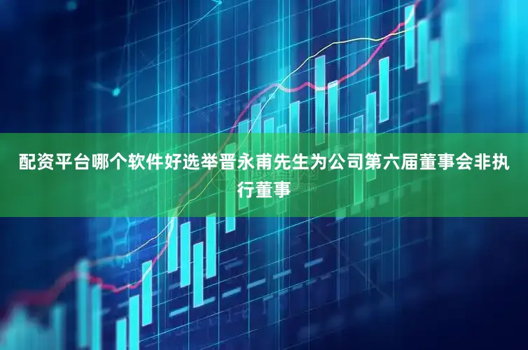 配资平台哪个软件好选举晋永甫先生为公司第六届董事会非执行董事