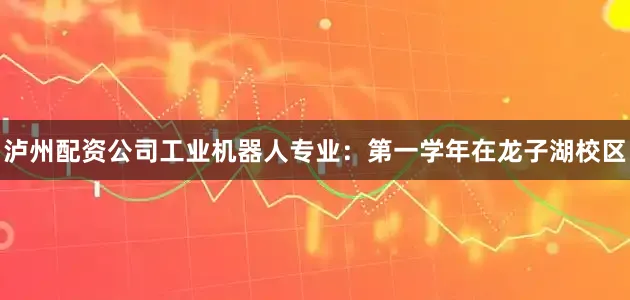 泸州配资公司工业机器人专业：第一学年在龙子湖校区