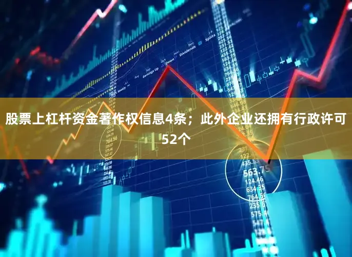 股票上杠杆资金著作权信息4条；此外企业还拥有行政许可52个